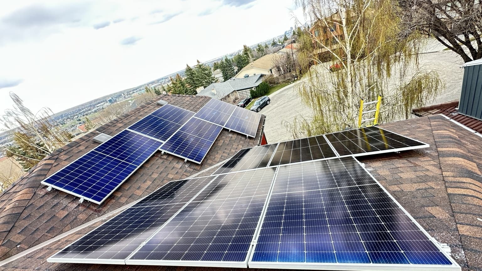 11 Panel 500W Solar Install